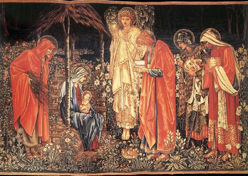 Burne-Jones, Sir Edward Coley The adoracion of the three Kings